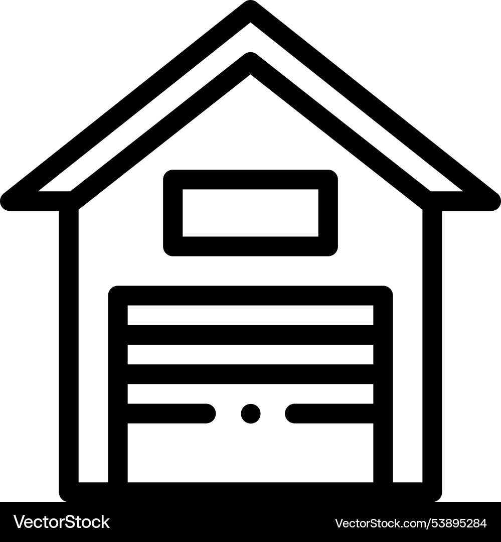 Garbage bag icon thin linear style design Garbage bag icon thin linear style design vector image