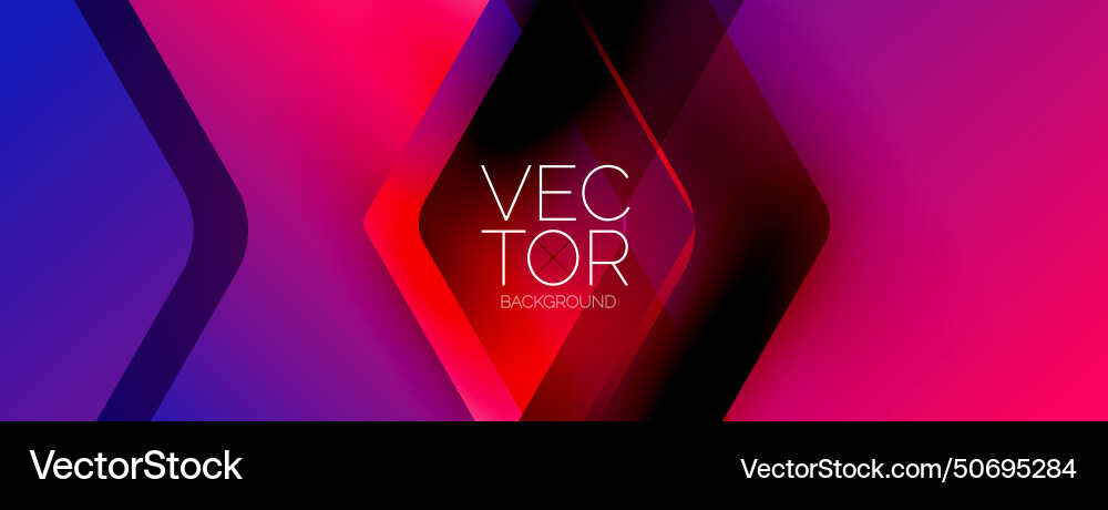 Geometric background adorned with dynamic arrows vector image