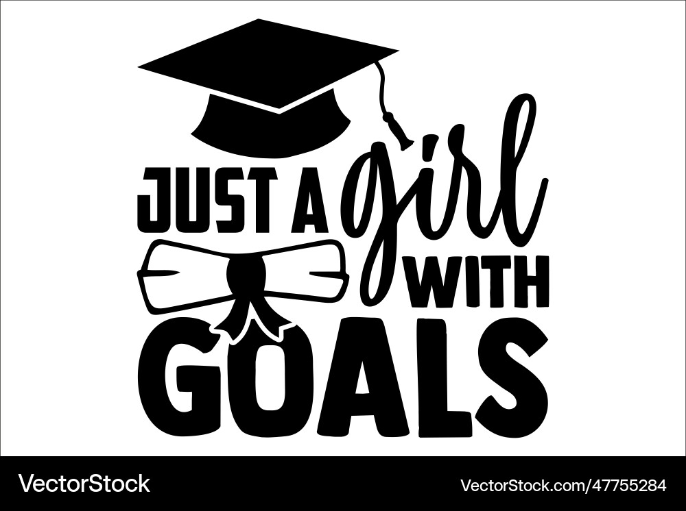 Graduation Celebration - Goals Vector Image