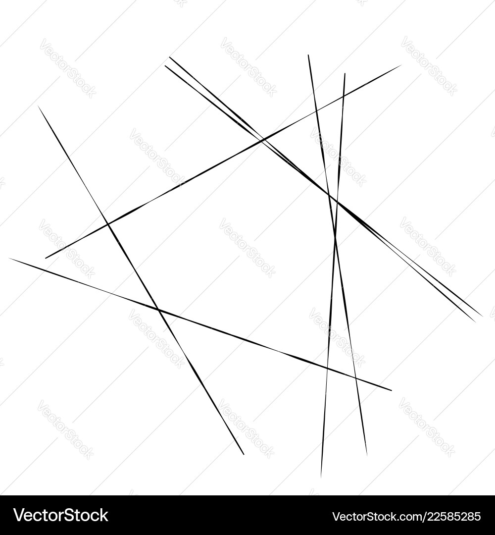 Abstract monochrome element with thin Vector Image