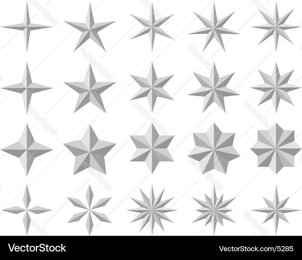 Crystal Starburst vector image