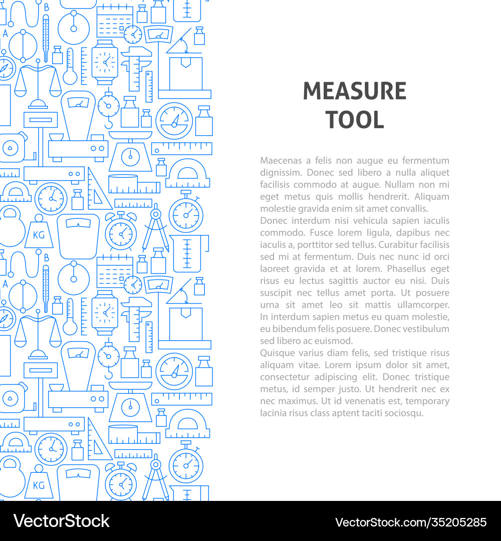 Measure tool line pattern concept Measure tool line pattern concept Vector Image