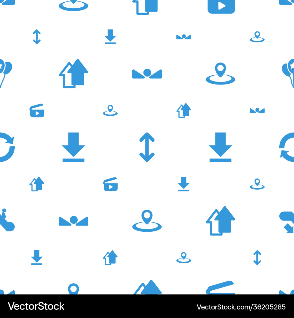 Navigation icons pattern seamless white background Navigation icons pattern seamless white background Vector Image