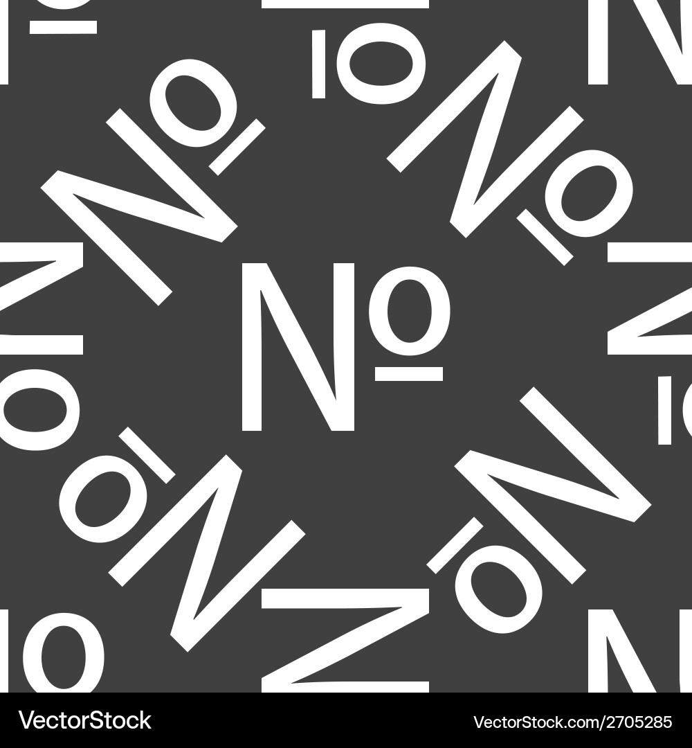 Number web icon flat design seamless pattern vector image