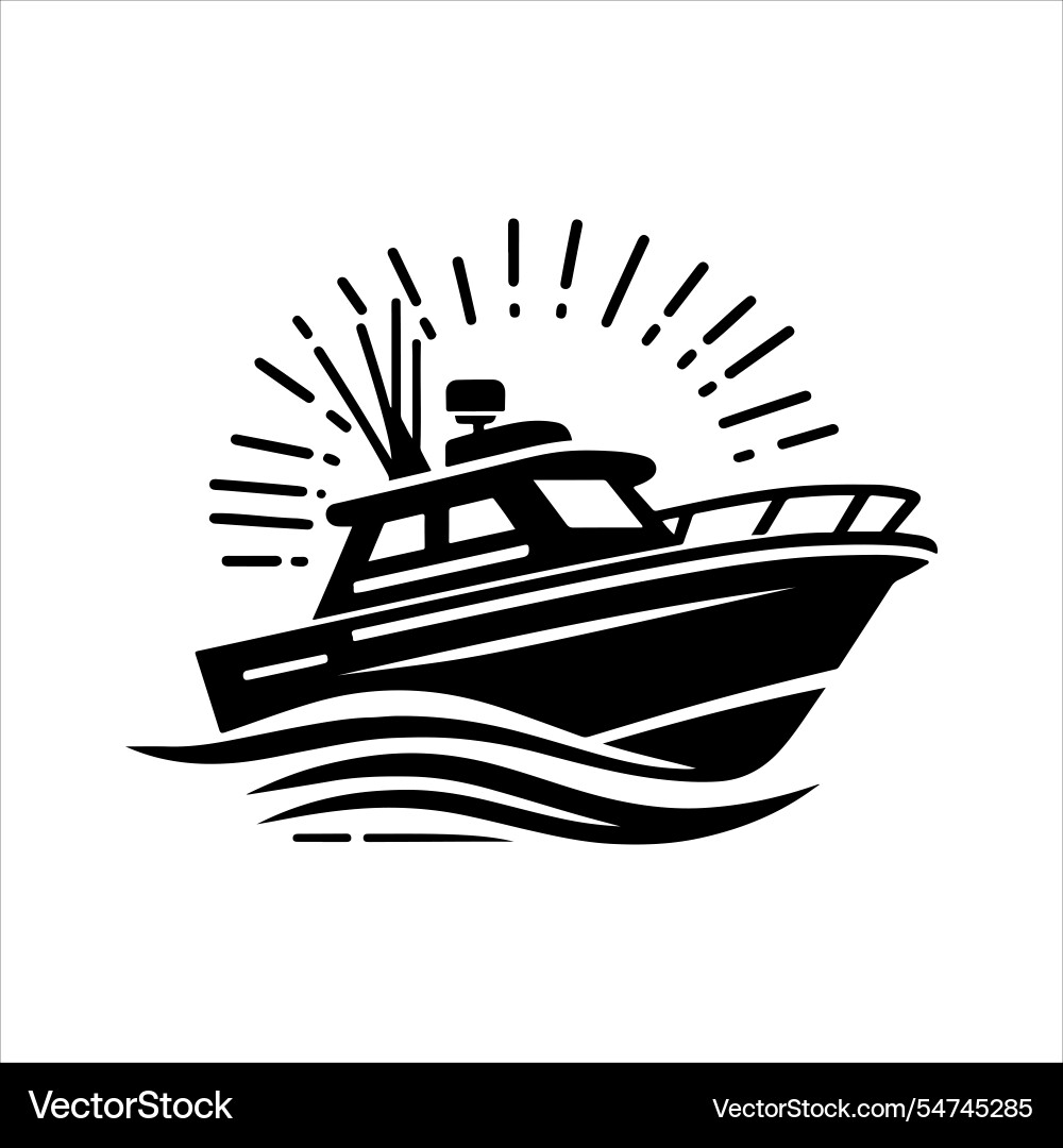 Patrouillenboot Silhouette zum drucken Patrouillenboot Silhouette zum drucken vektorbild