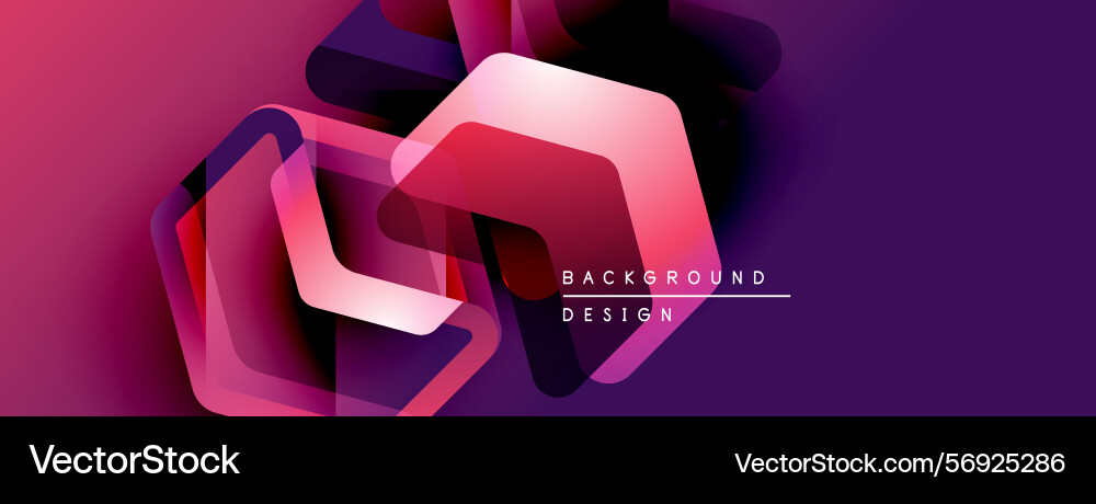 Abstract geometric shapes overlap creating Abstract geometric shapes overlap creating vector image