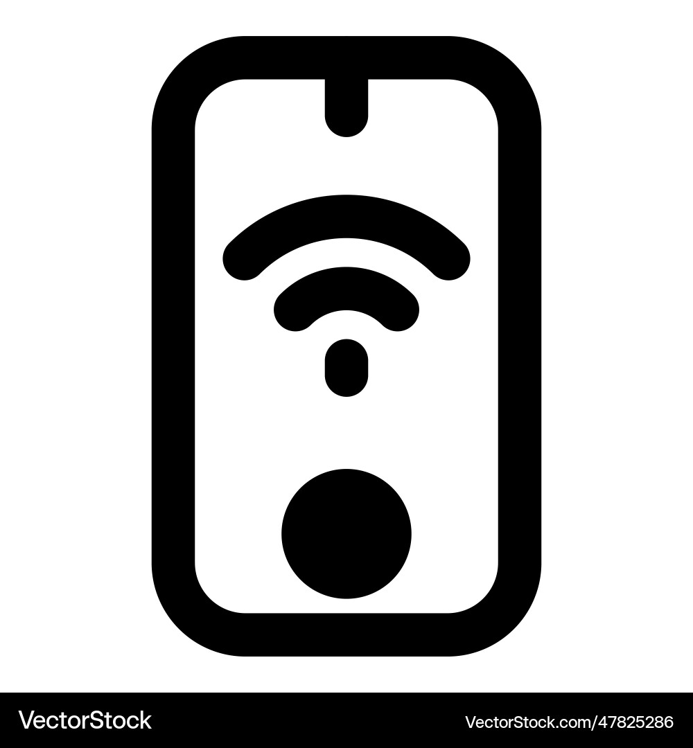 Handy smartphone with versatile tech features vector image