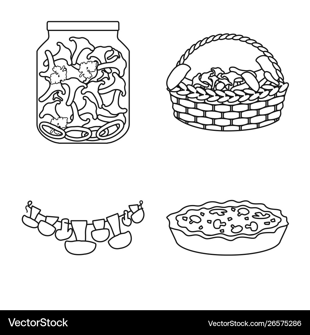 Isolated object forest and fresh symbol Vector Image