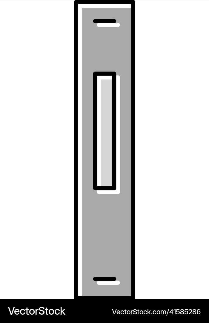 Line scroll color icon Vector Image