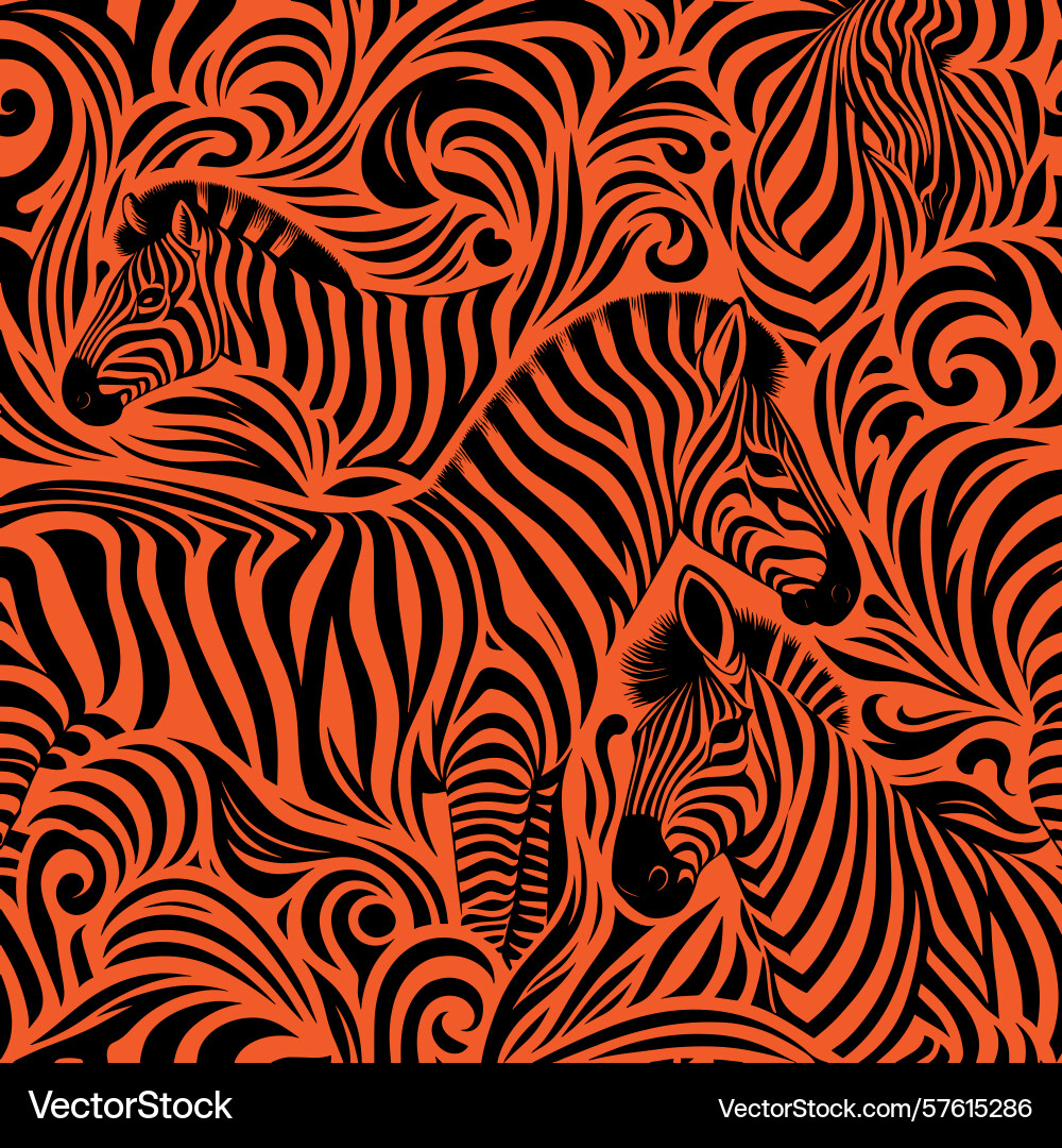 Seamless zebra skin pattern for textile Royalty Free Vector