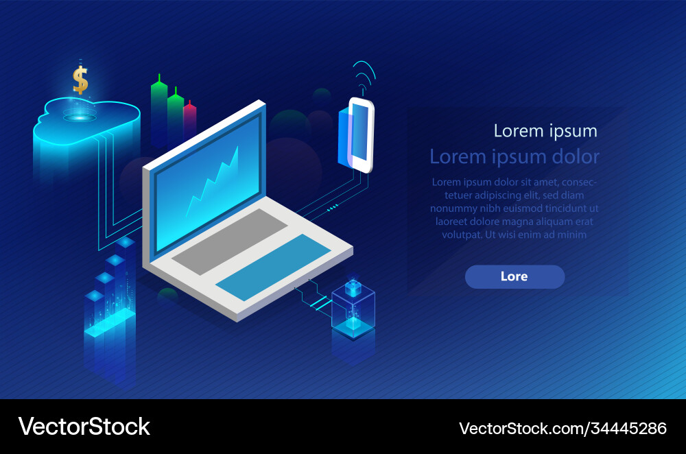 Smartphone with computer artificial intelligence Smartphone with computer artificial intelligence Vector Image