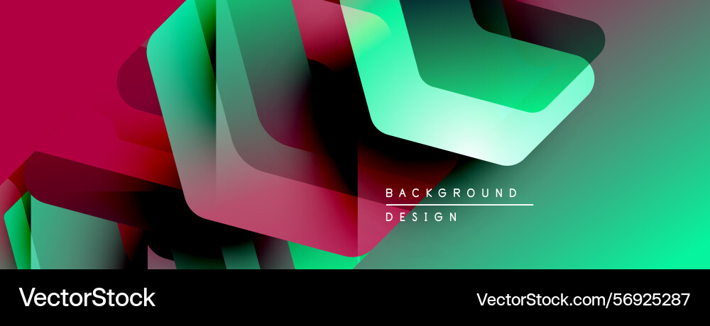 Abstract geometric shapes overlap creating Abstract geometric shapes overlap creating Vector Image