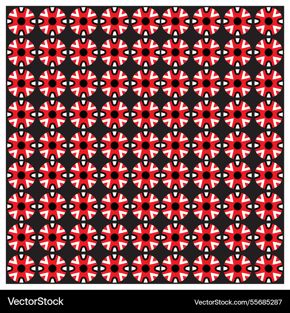 Circles and semicircles abstract print pattern vector image