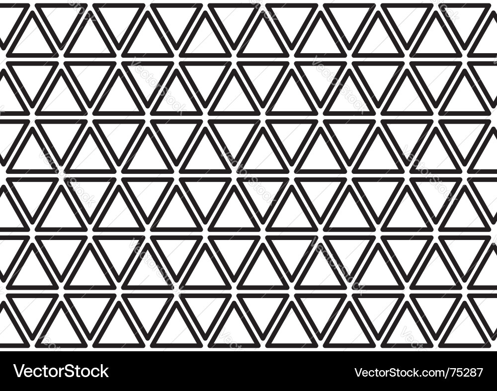 Geometric Triangle Pattern vector image