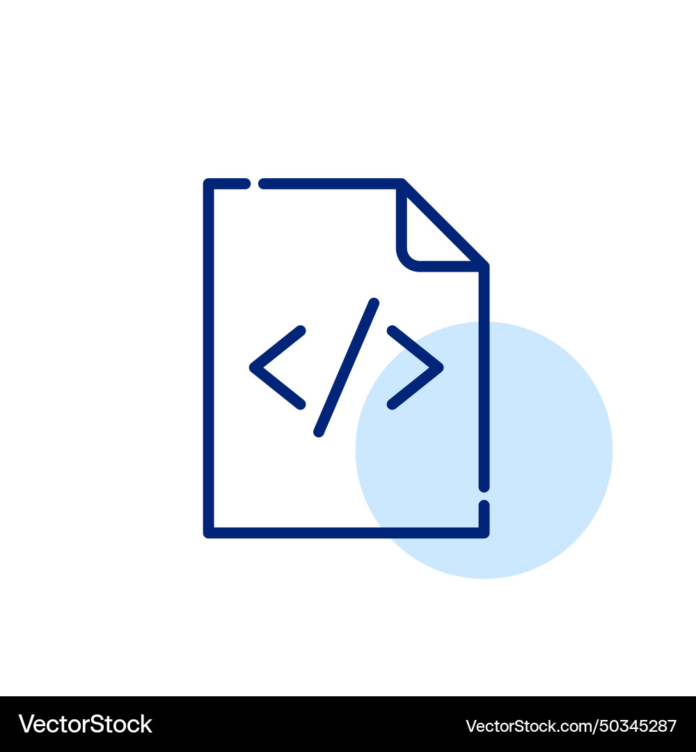 Html file pixel perfect editable stroke Html file pixel perfect editable stroke Vector Image