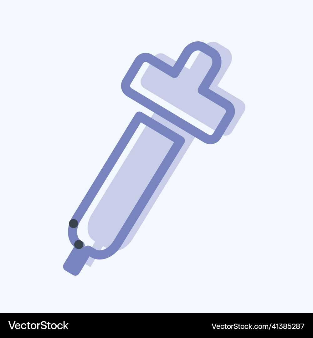 Icon colorize - two tone style simple editable Vector Image