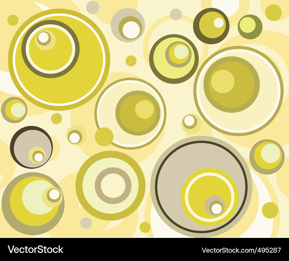Retro Circle Pattern Vector Image
