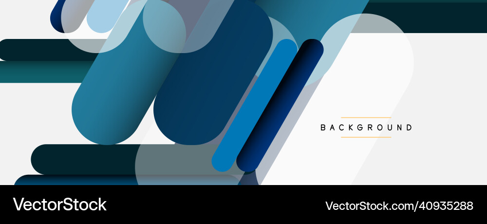Abstract background round shapes lines Vector Image
