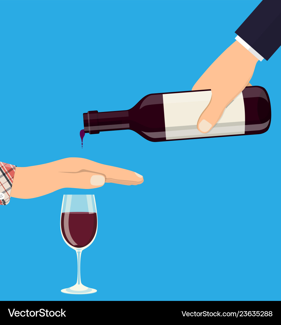 Alcohol abuse concept vector image