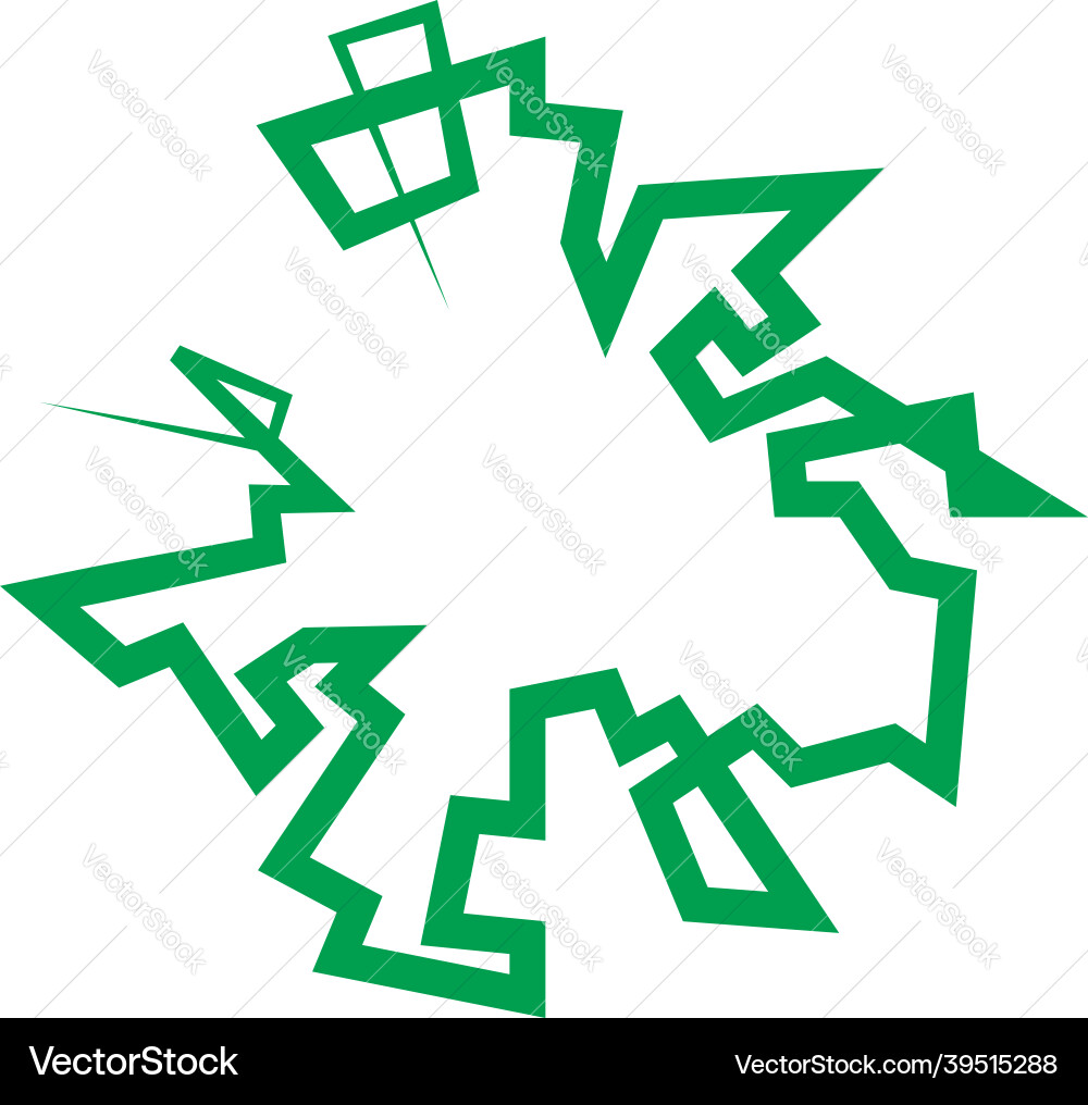Geometric random circular element abstract Geometric random circular element abstract Vector Image