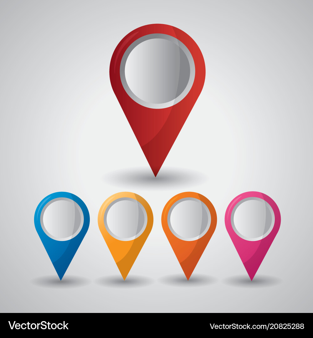 Gps navigation application Gps navigation application vector image