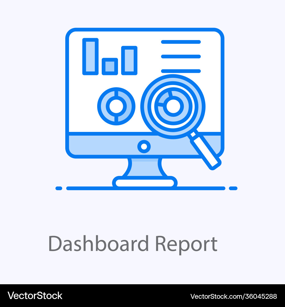 Regression analysis vector image