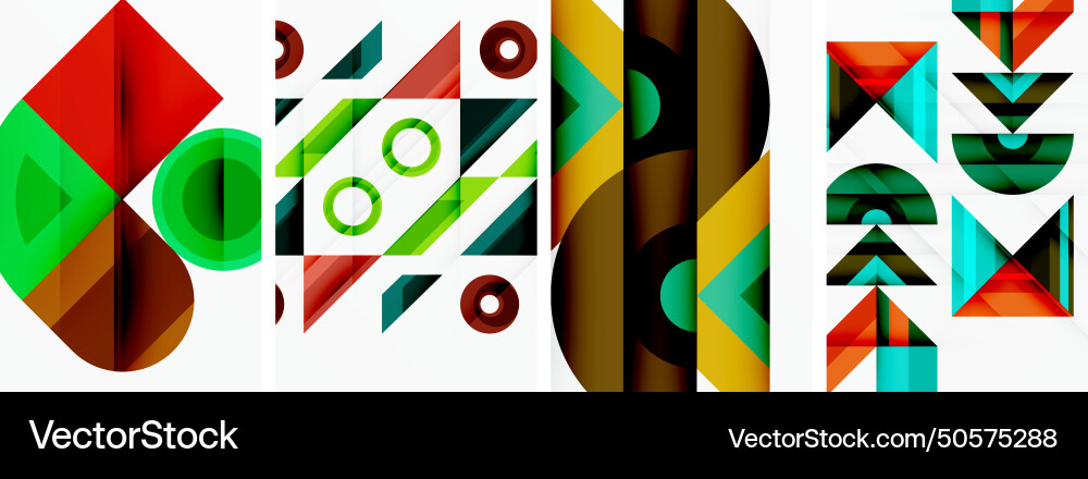 Triangle wallpaper or poster background design Triangle wallpaper or poster background design vector image