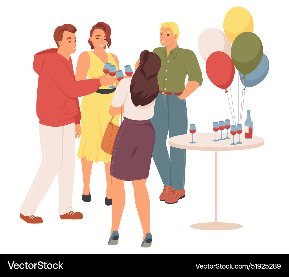 Abschluss Studenten beste Freunde Partei Abschluss Studenten beste Freunde Partei Vektorbild