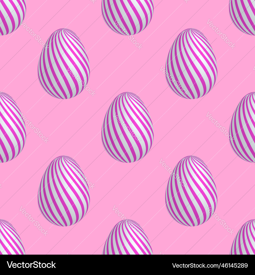Easter eggs pattern in realistic style for print Easter eggs pattern in realistic style for print vector image