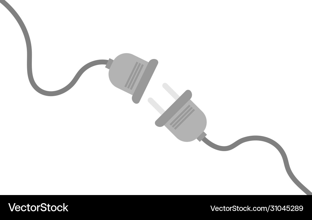 Faulty Electrical Connection Vector Image