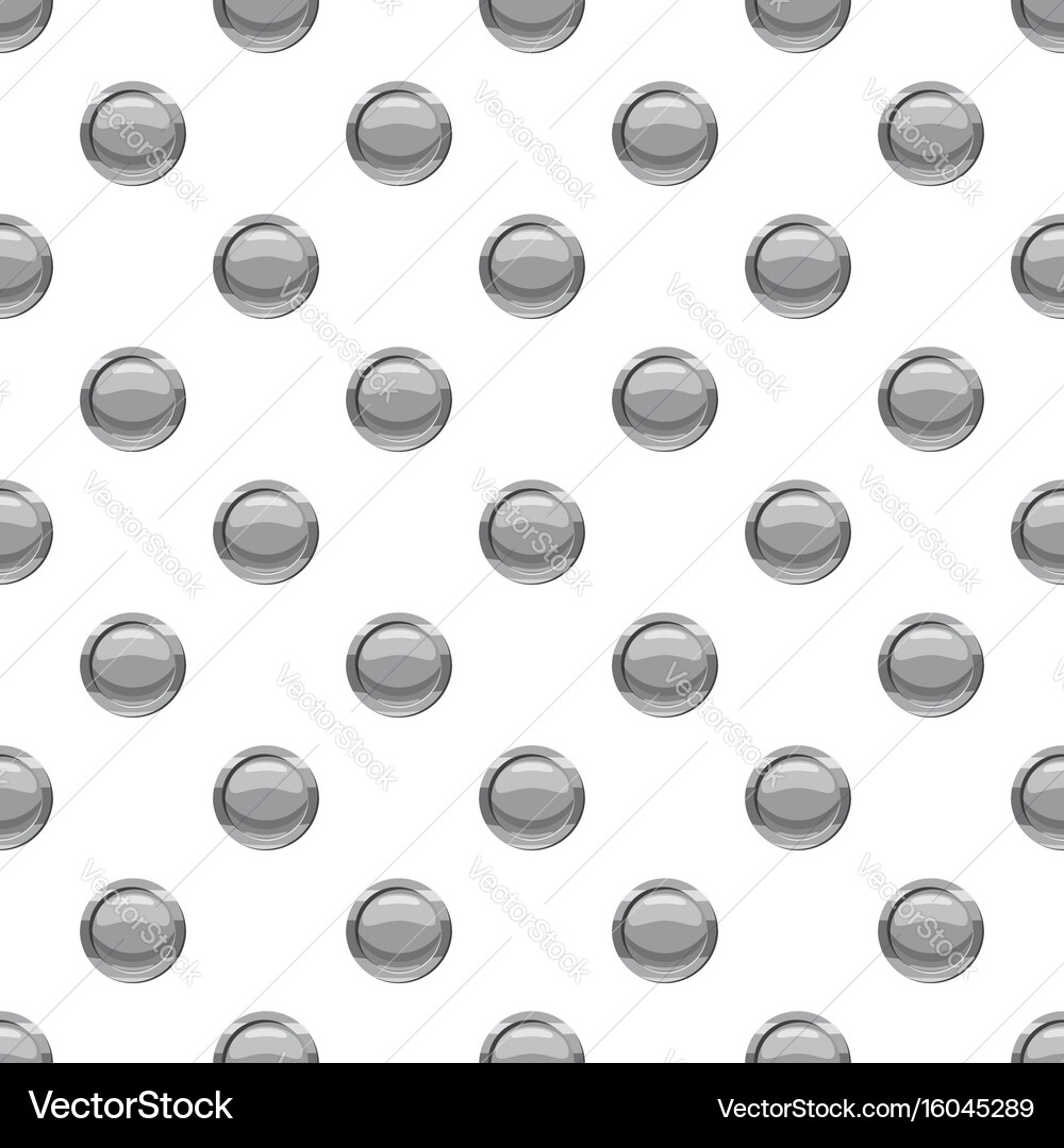 Gray button pattern Vector Image