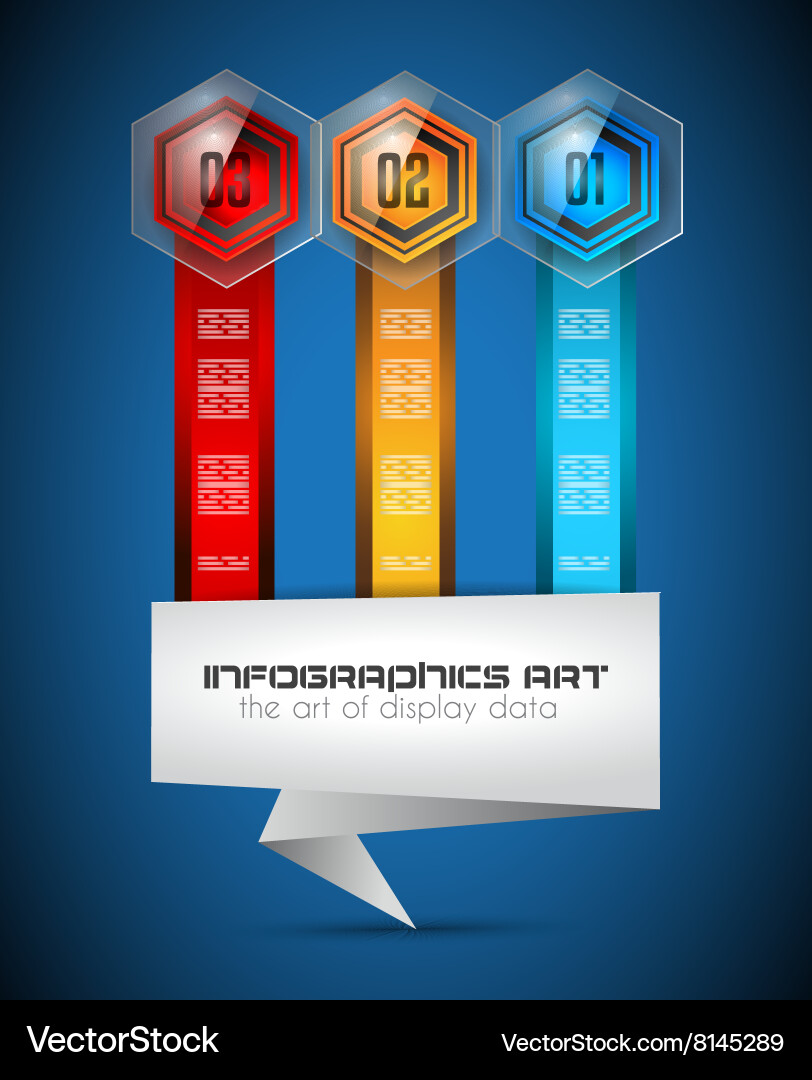 Infographics complex layout with option buttons vector image