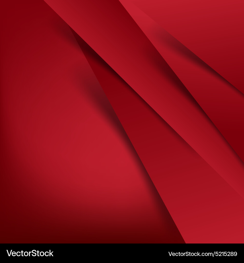 Red Overlapping Layers - Abstract Background vector image