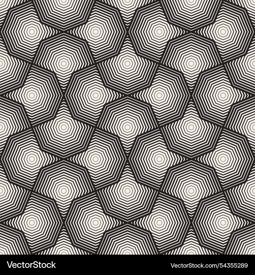 Seamless pattern repeating geometric elements Vector Image