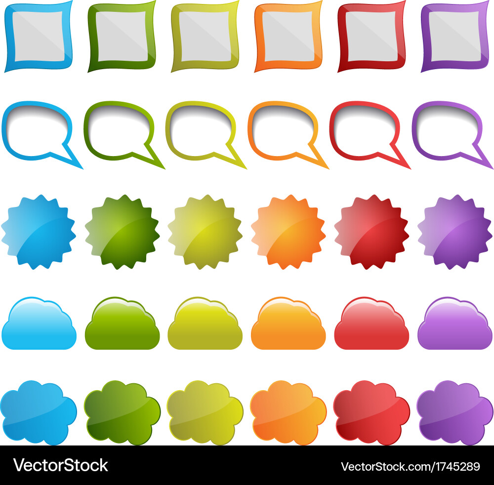 Set of design elements Vector Image