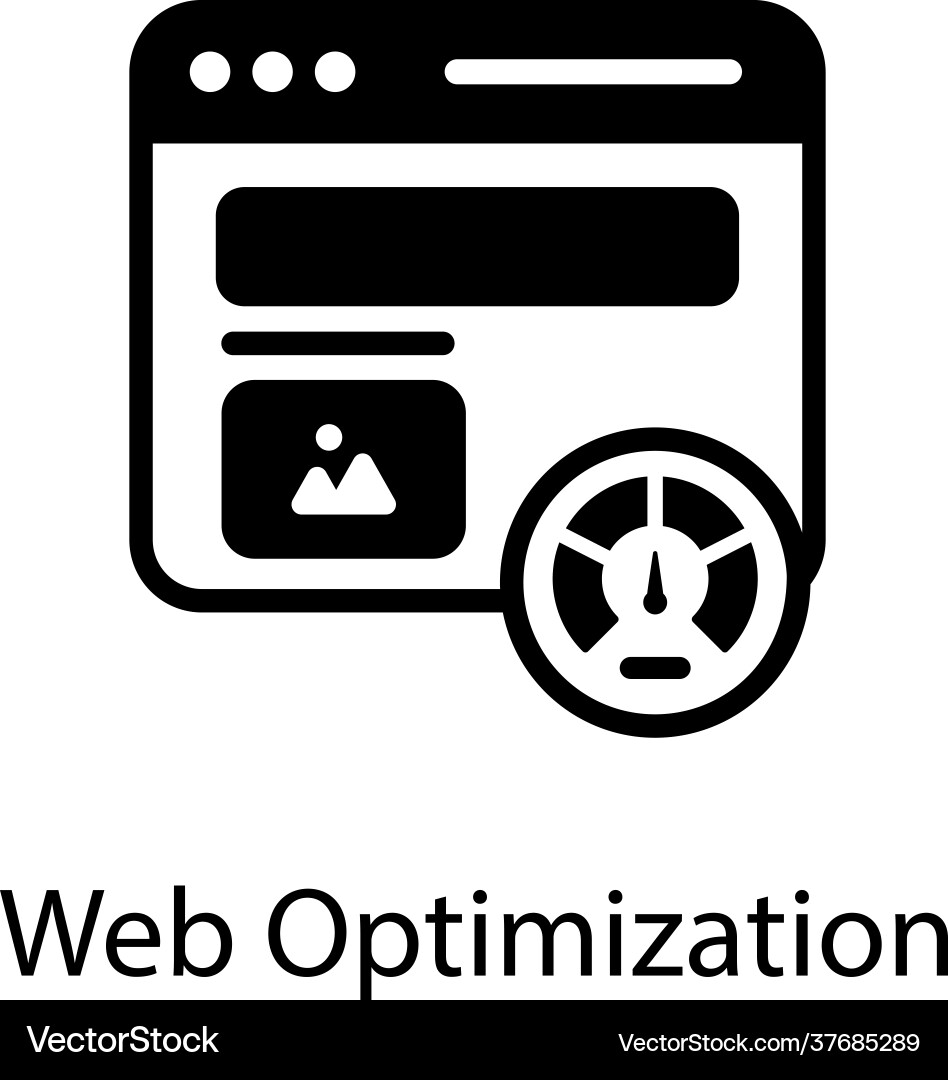 Web optimization Vector Image