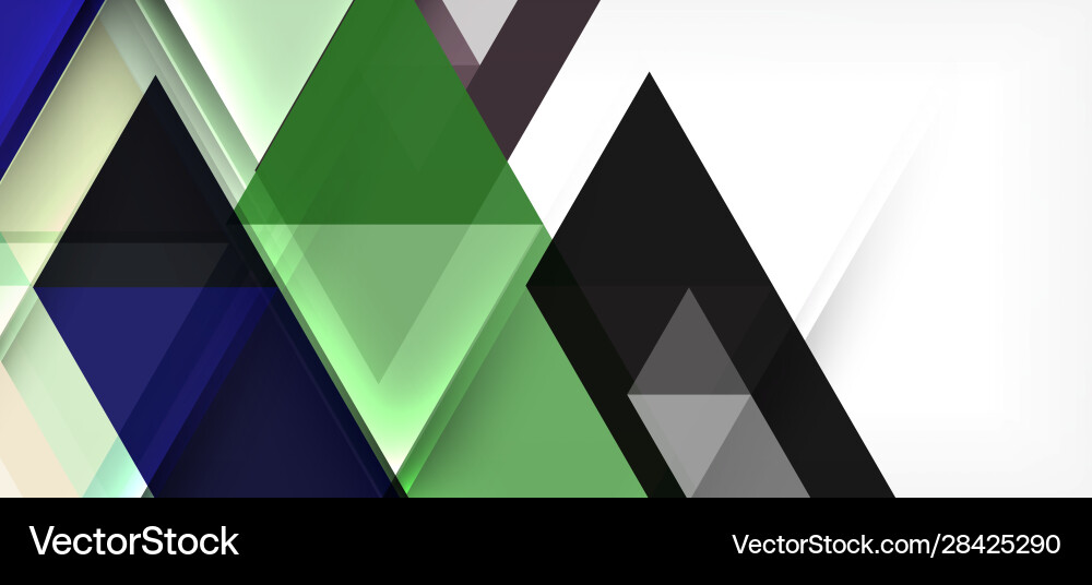 Abstract triangle pattern colorful backdrop Vector Image
