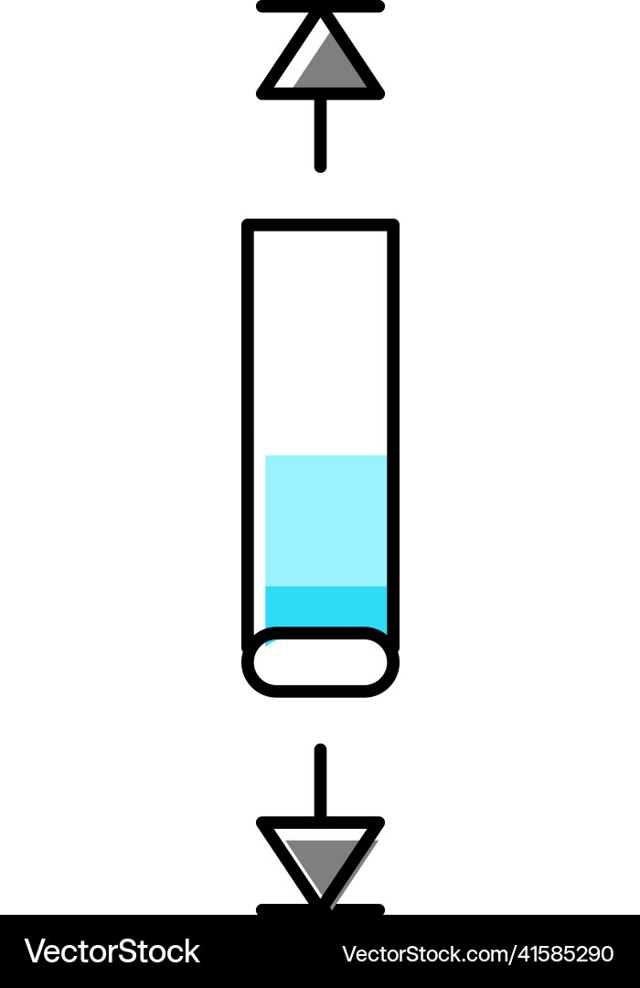 Over scroll color icon Over scroll color icon Vector Image