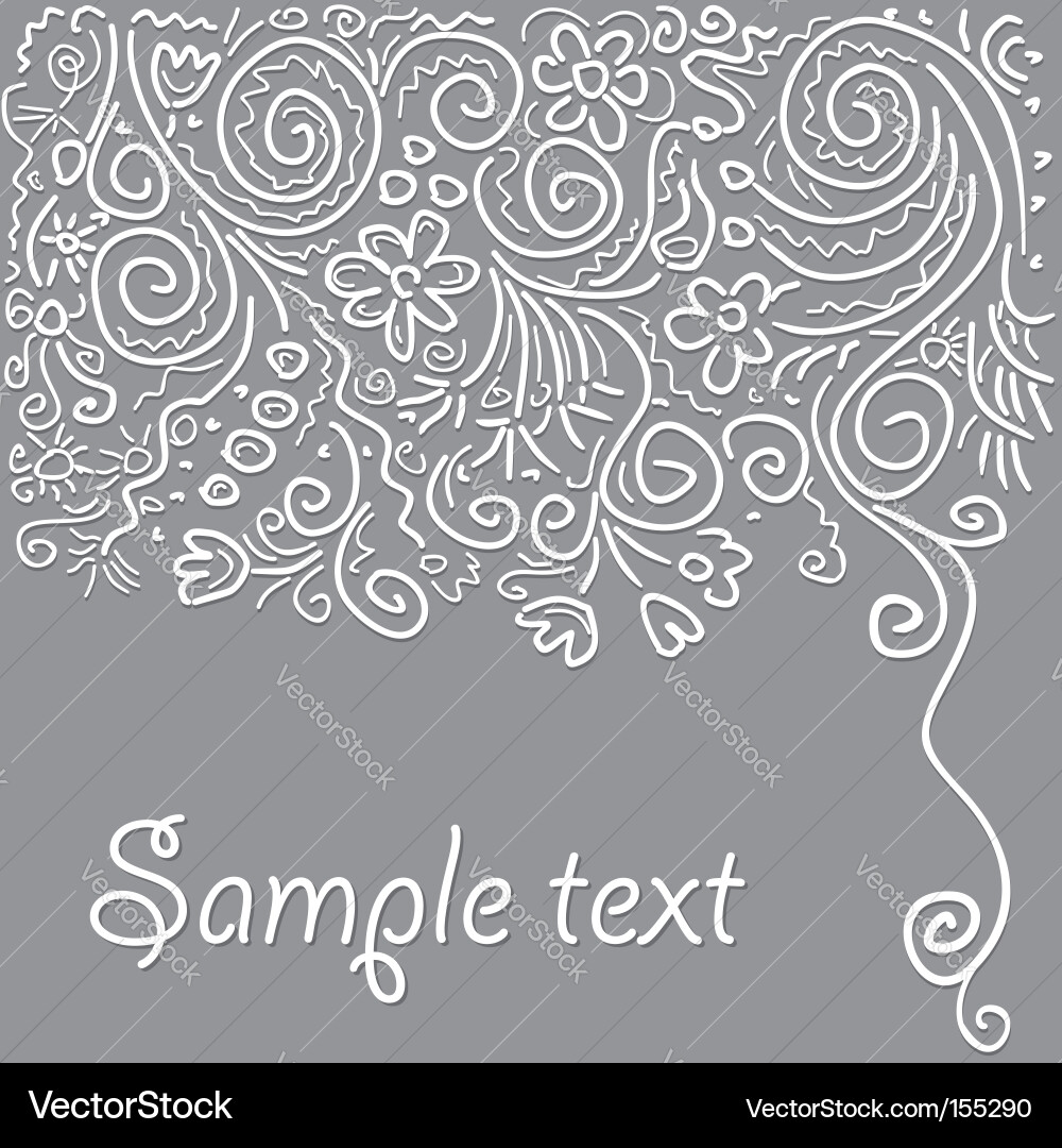 Scroll Pattern Background Vector Image