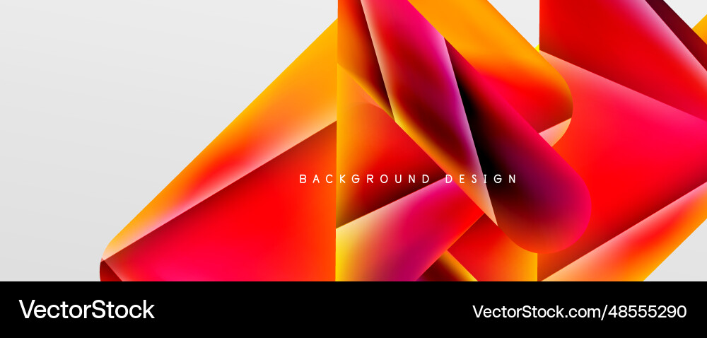 Triangle fluid color gradient abstract background Triangle fluid color gradient abstract background vector image