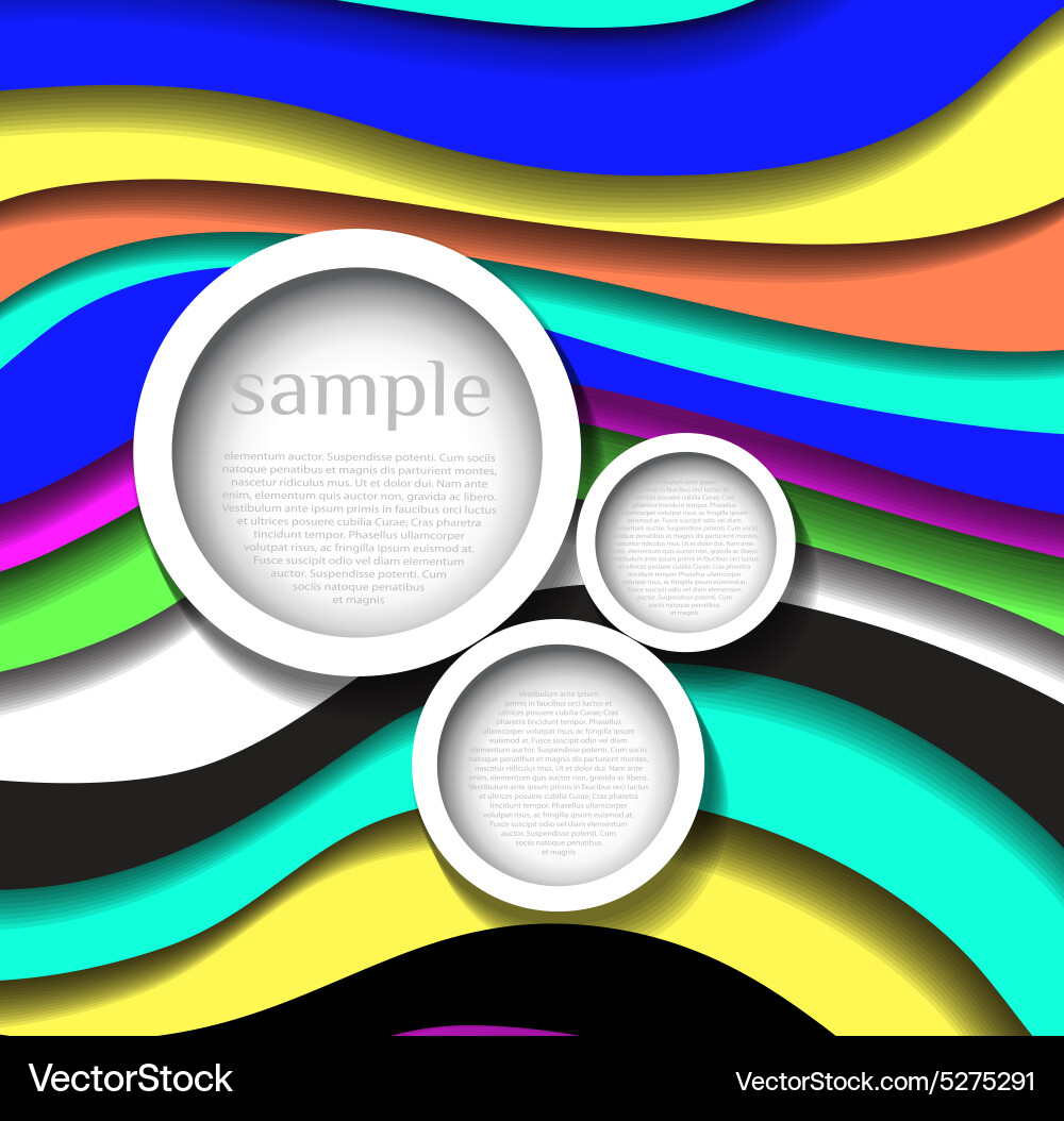 Abstract colorful lines background Vector Image