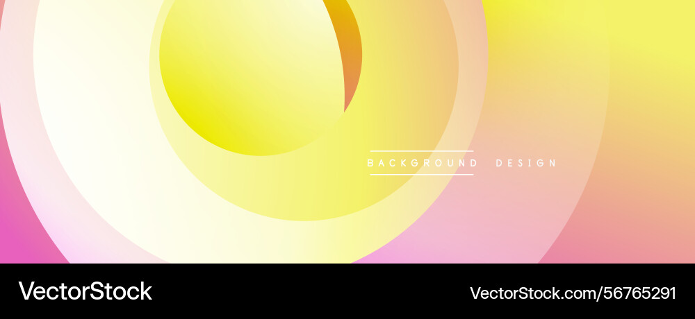 Abstract gradient layers create dynamic circular Abstract gradient layers create dynamic circular vector image