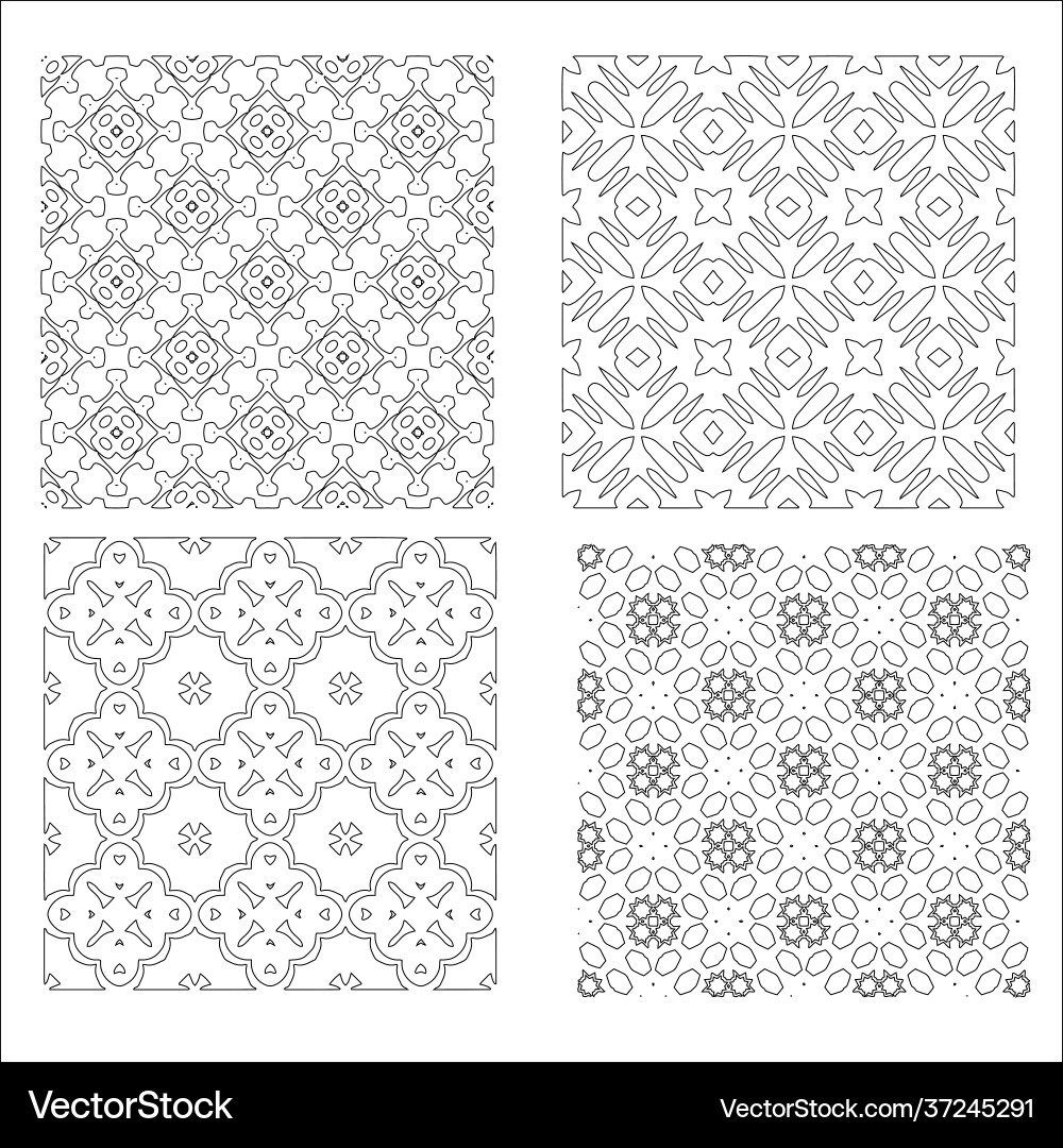 Geometric pattern with triangular elements vector image
