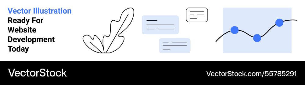 Minimalistic design with chart messaging boxes Minimalistic design with chart messaging boxes vector image