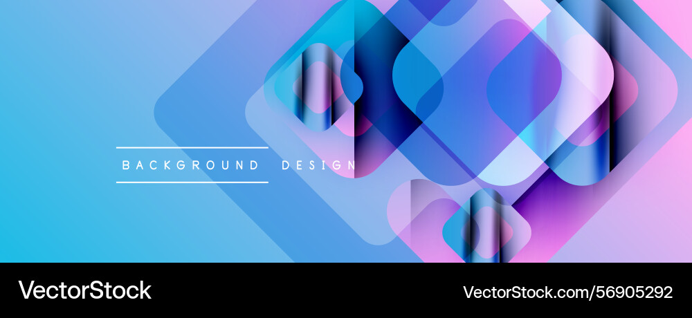 Abstract geometric shapes overlap creating Abstract geometric shapes overlap creating vector image