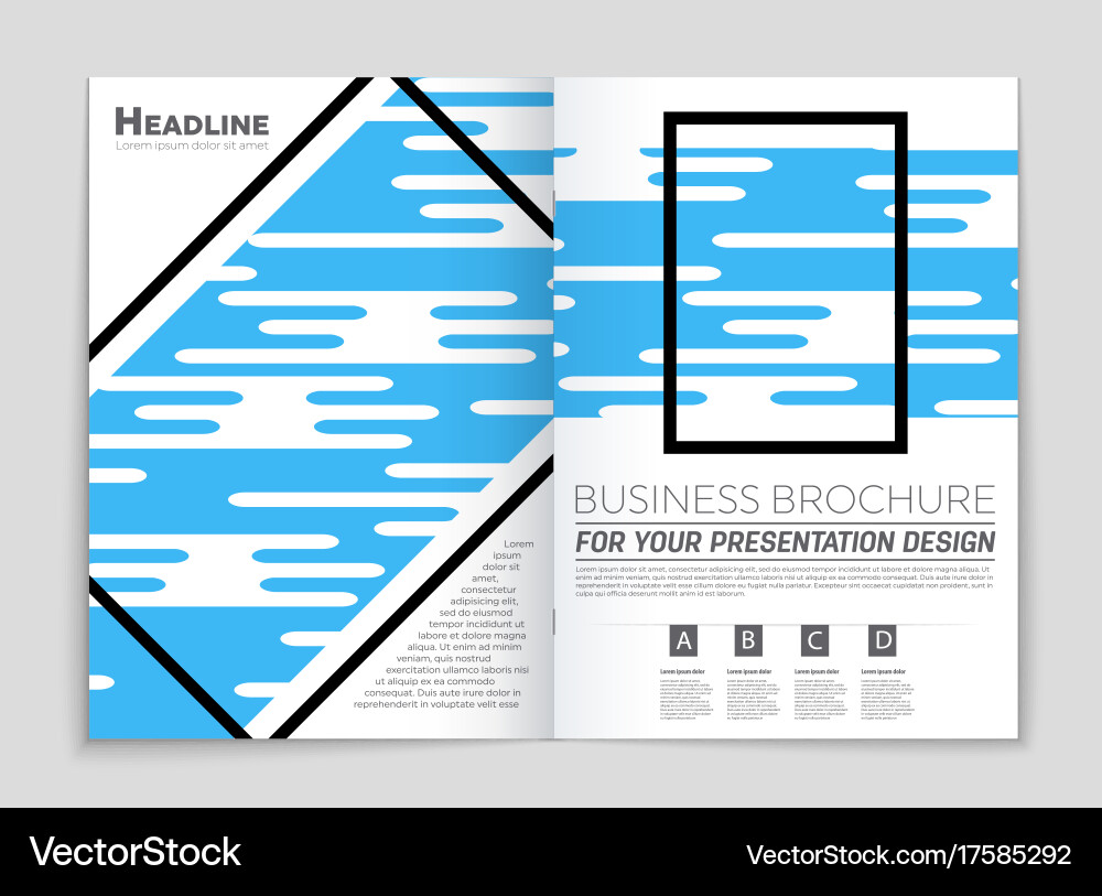 Abstract layout background set for art Vector Image