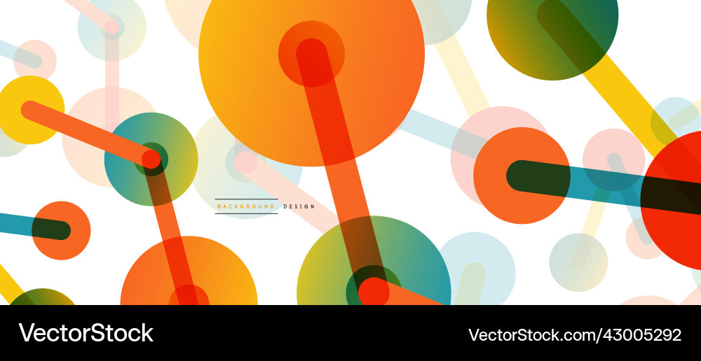 Abstract Network Connection Dots vector image