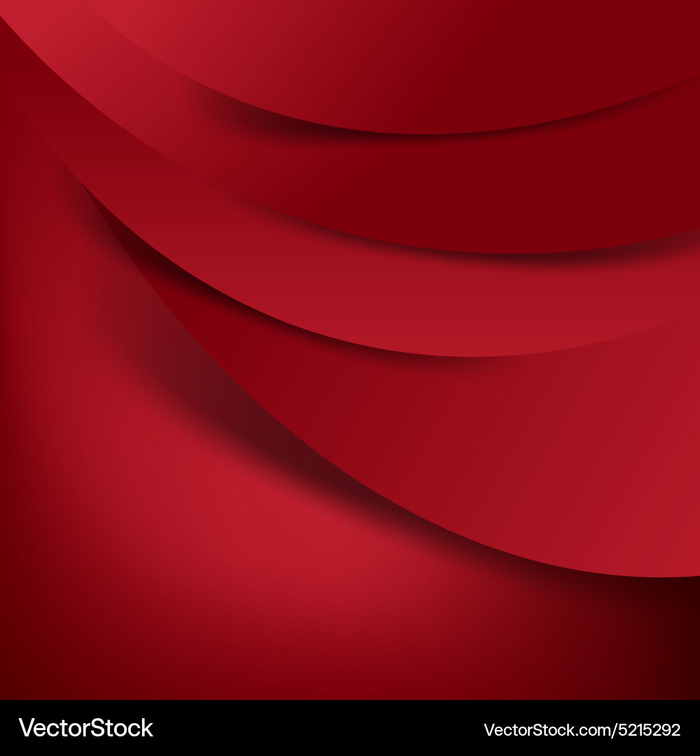 Abstract red background overlap layer and shadow Vector Image