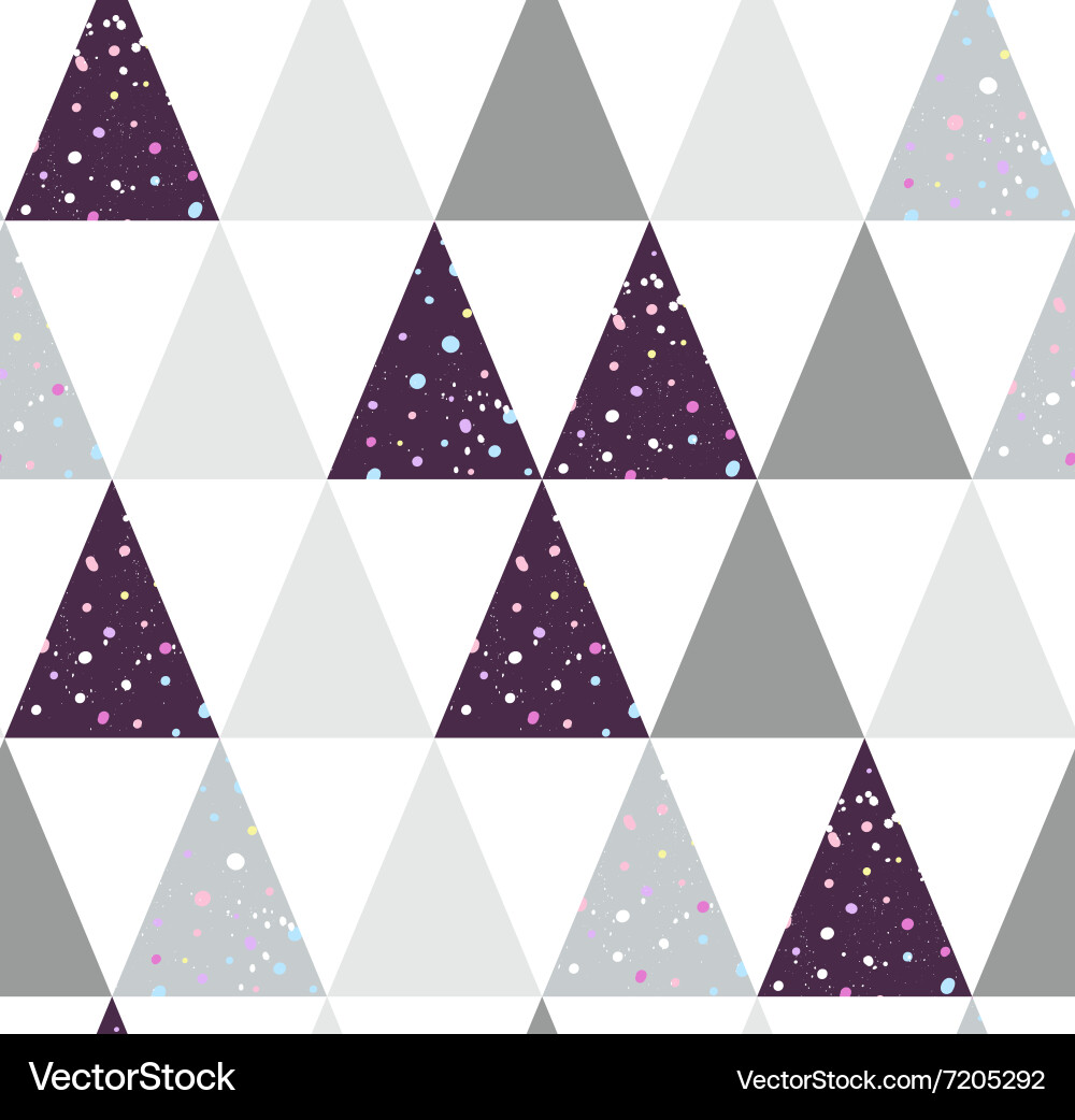 Geometric Triangle Pattern Vector Image