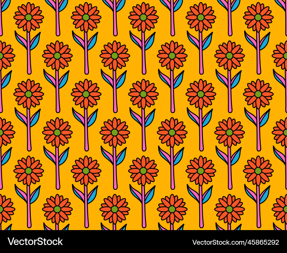 Groovy background seamless bright repeat pattern Groovy background seamless bright repeat pattern Vector Image